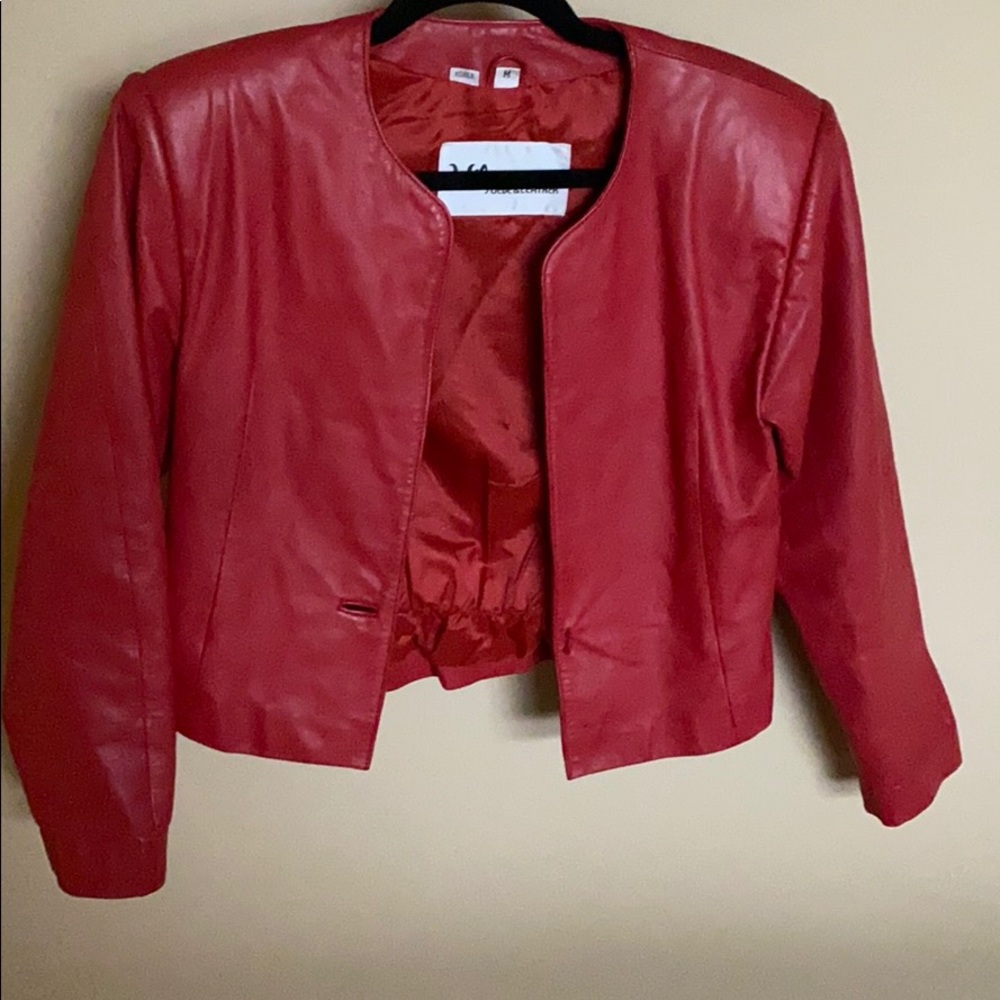 Wilsons Leather Red Leather Jacket